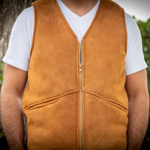 Sheepskin vests