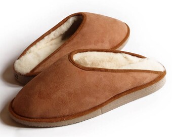 Chaussons Mules Beck Homme Jürgen - Cuir - Confortables - Quotidien