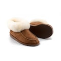 Camel sheepskin booties product logo