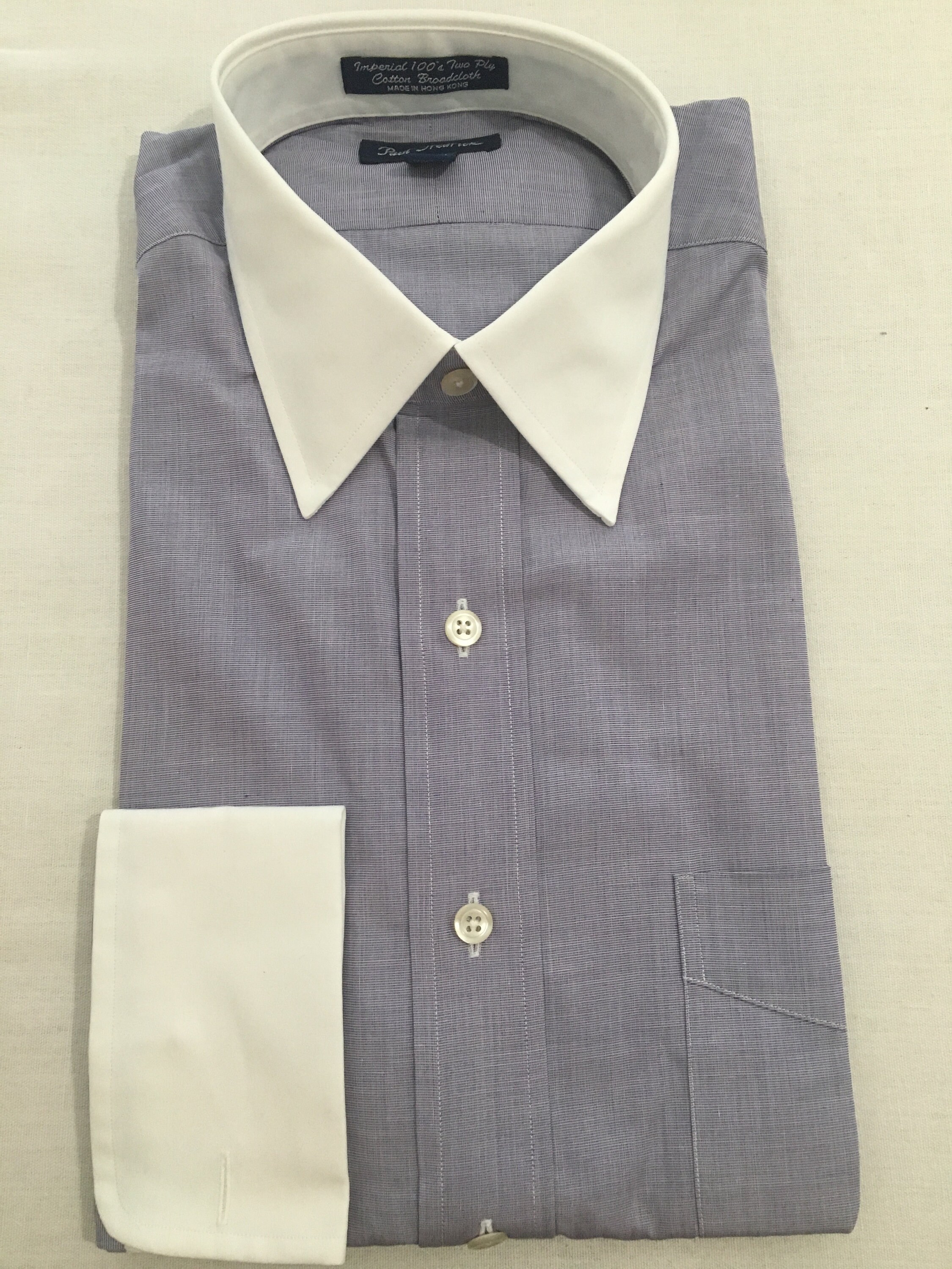 PAUL FREDRICK French Cuff Dress Shirt 15-32 Cotton Fine | Etsy