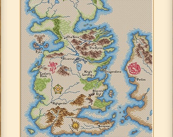 Westeros Pattern Etsy