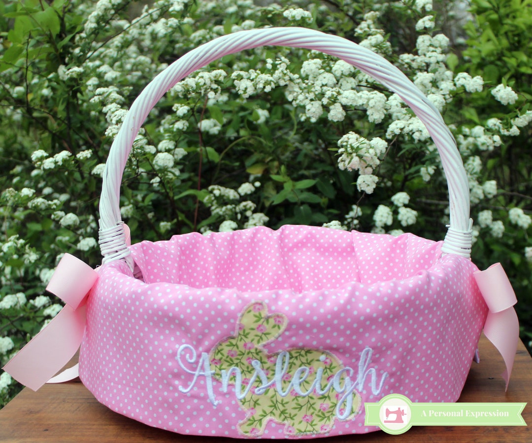 Personalized Easter Basket Linerbasket NOT INCLUDED, Custom Easter