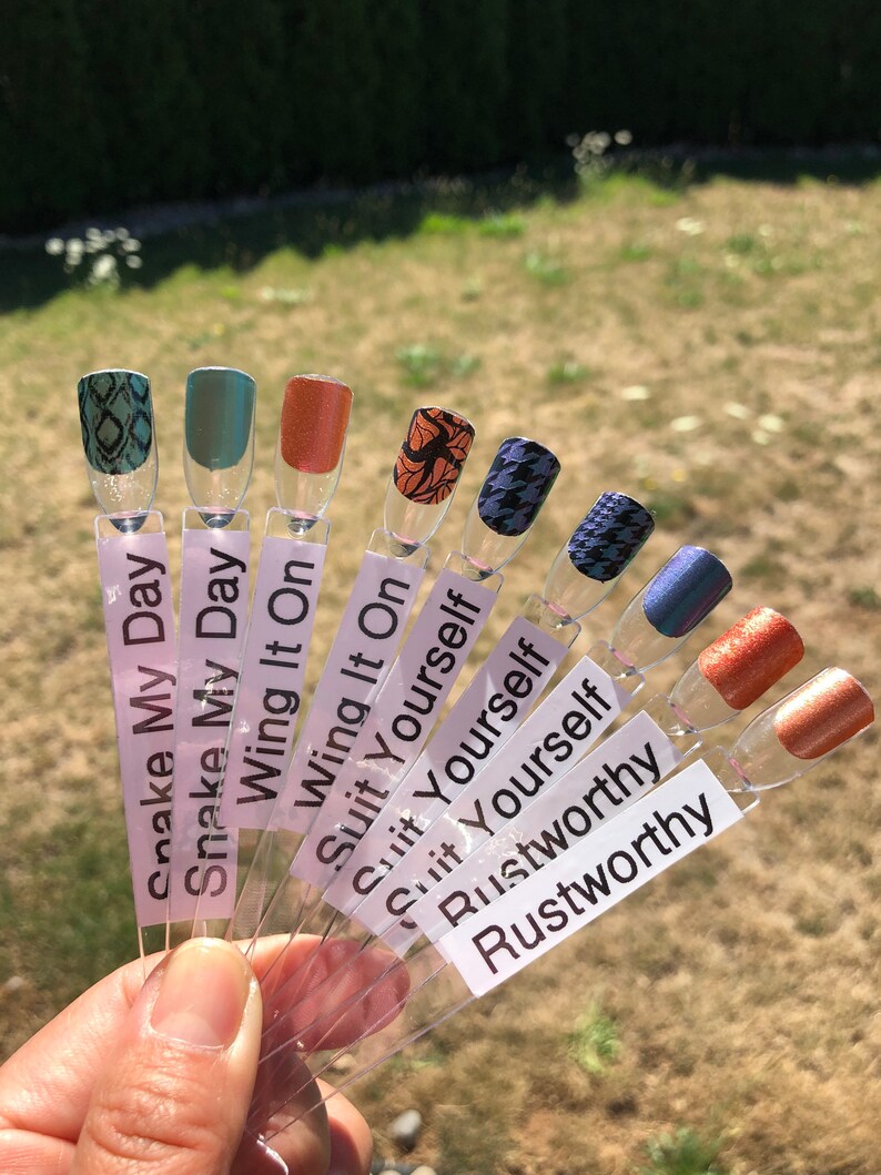 Color Street 2020 fall addon nail display setadd on set ...