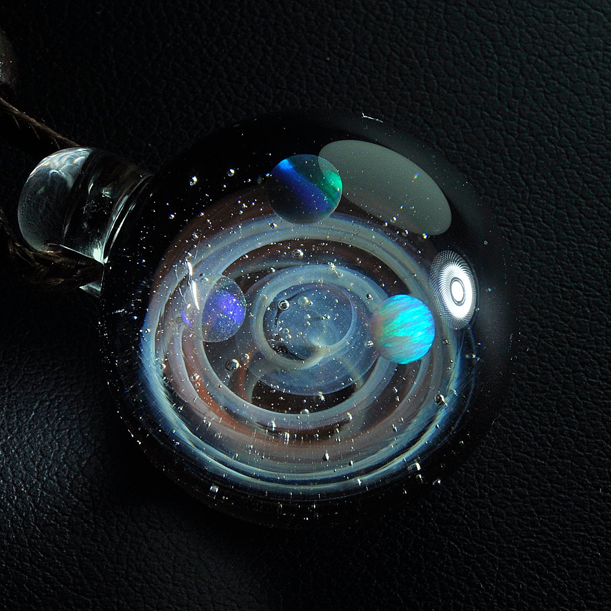 Men in deals black galaxy necklace