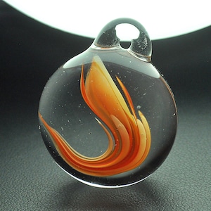 Unique Gift Pendant Glass Galaxy Necklace Space Handmade Blown Ball 24mm 1 inch Universe Jewelry Silver Planet Sky  Borosilicate Nebula Ar