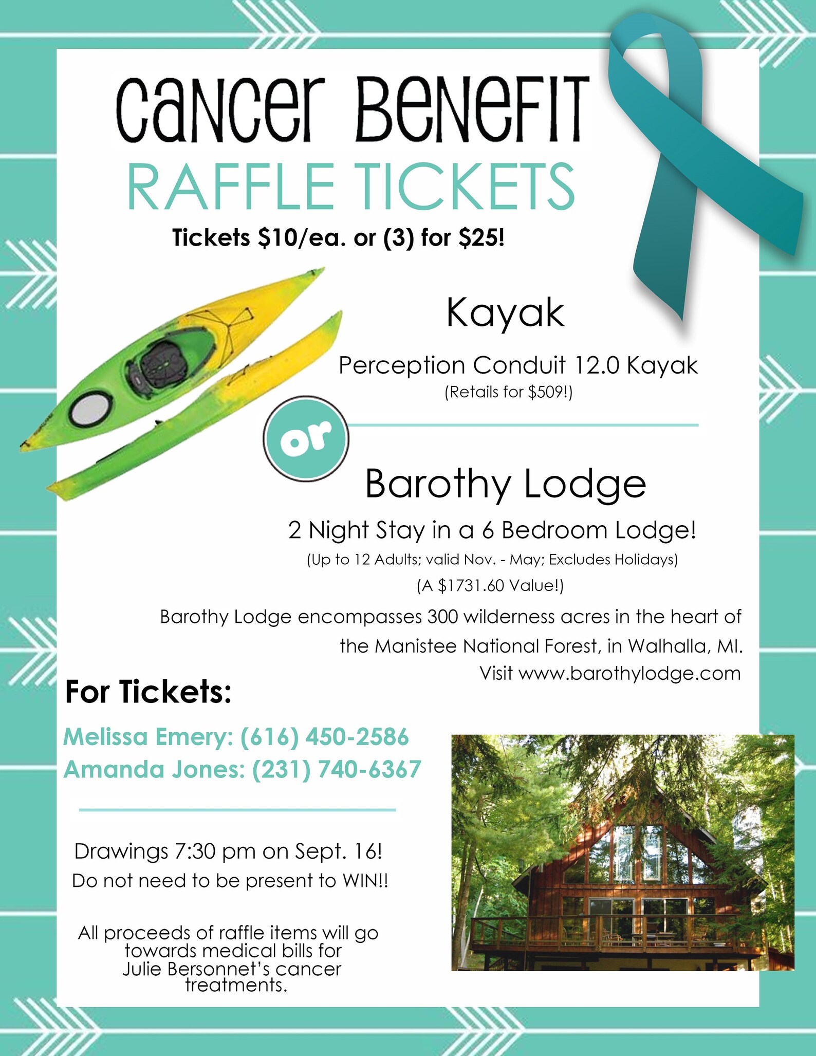 Cancer Benefit Flyer Design Etsy