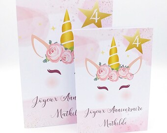 Carte Invitation Anniversaire Etsy