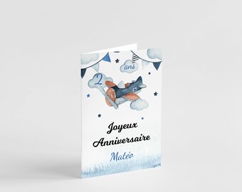 Carte De 5 Ans Etsy