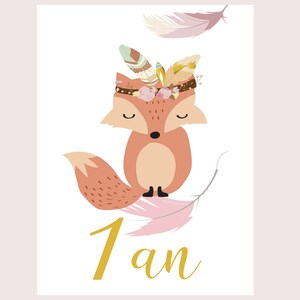 Cartes étape bébé ma première année mois par mois lot de 14 cartes en papier photo idéal cadeau naissance baby shower image 9
