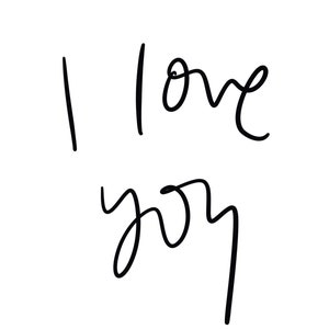 I Love You Printable Downloadable Quote. Art Wall Print, Minimal, Room ...