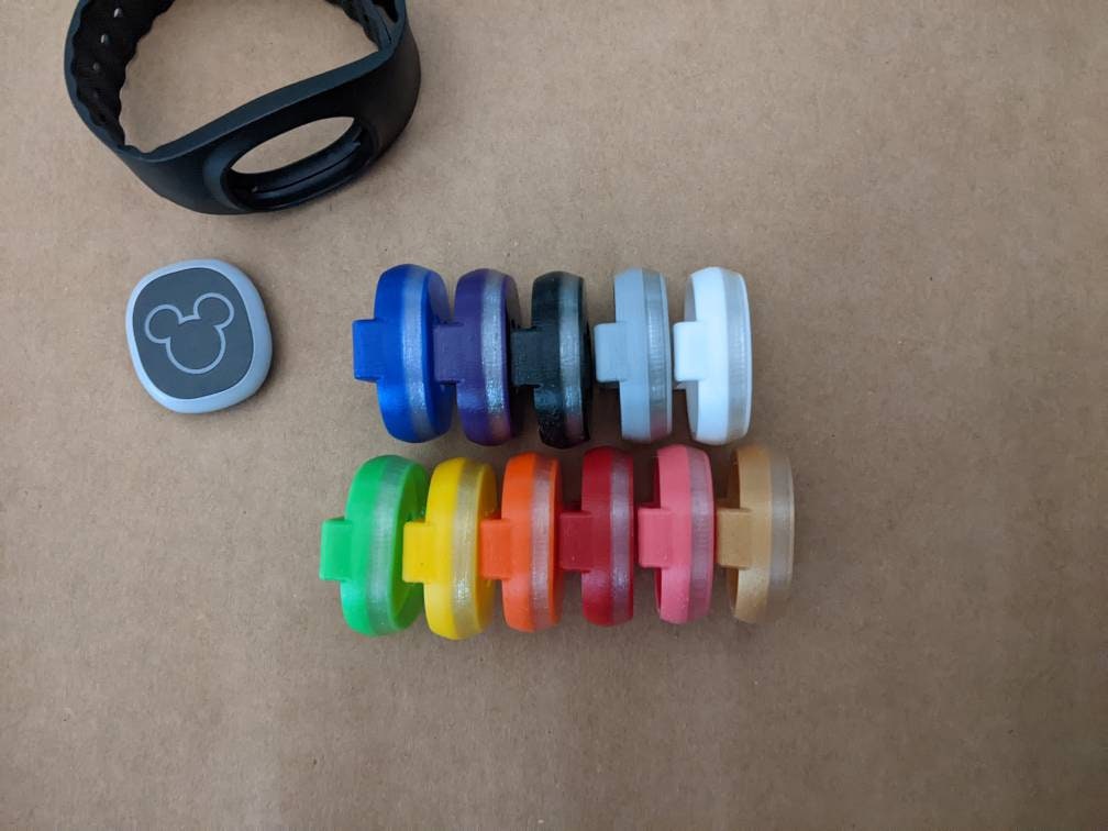 Magicband FLEXIBLE Puck Holder Magicband Plus Watch Slider Etsy