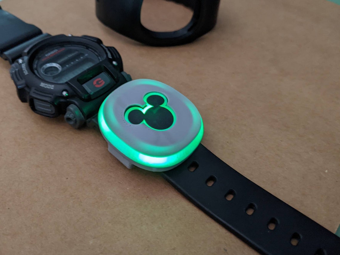 Magicband FLEXIBLE Puck Holder Magicband Plus Watch Slider Etsy