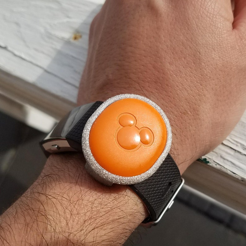 Magic Band 2 / Glitter / Puck Holder Watch Slider / Fast Pass Etsy