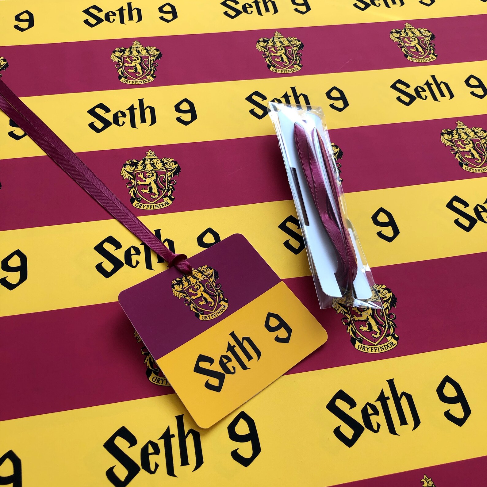 Personalised Harry Potter Wrapping Paper Harry Potter Wrap Etsy