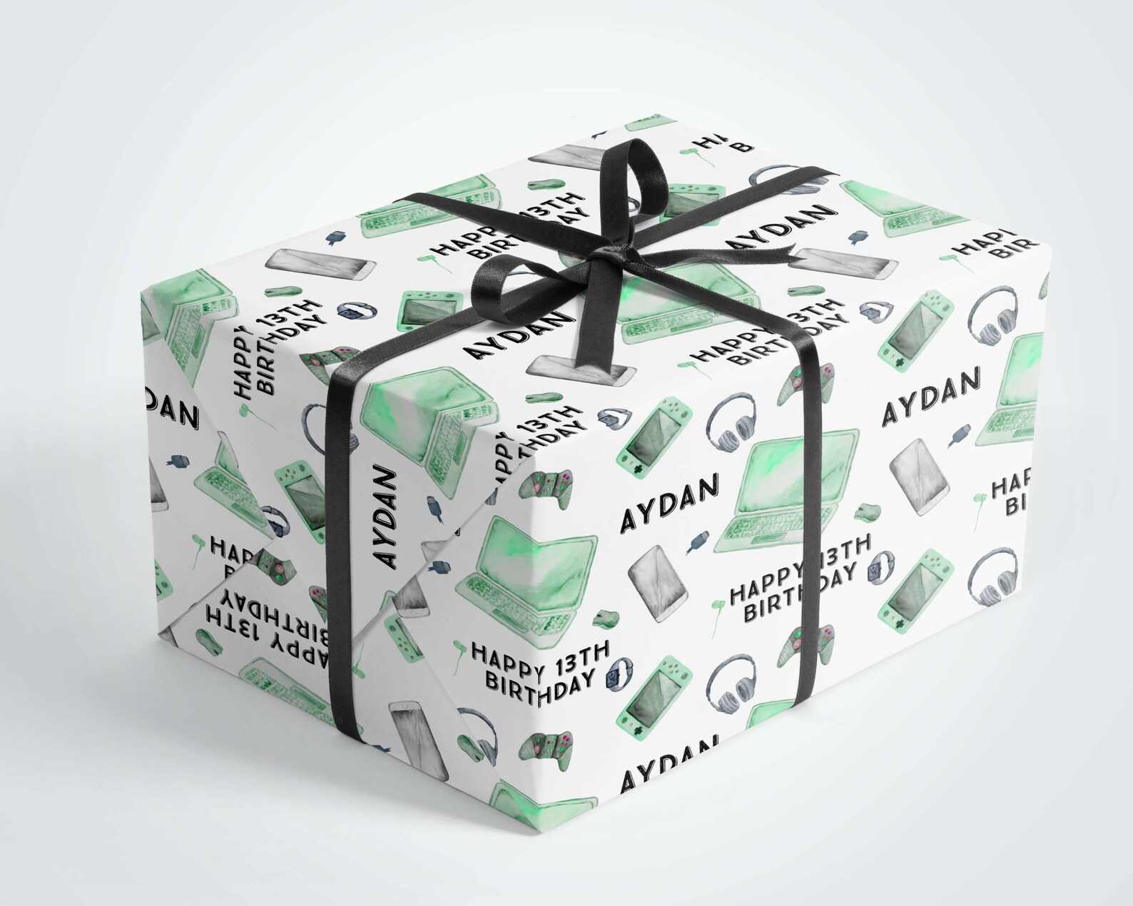 Gaming Wrapping Paper Gaming Birthday Xbox Birthday Etsy