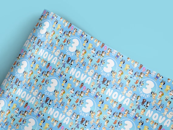 Bluey Wrapping Paper 