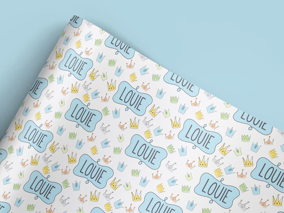 New Baby Wrapping Paper, Baby Girl Wrapping Paper, Baby Boy Wrapping