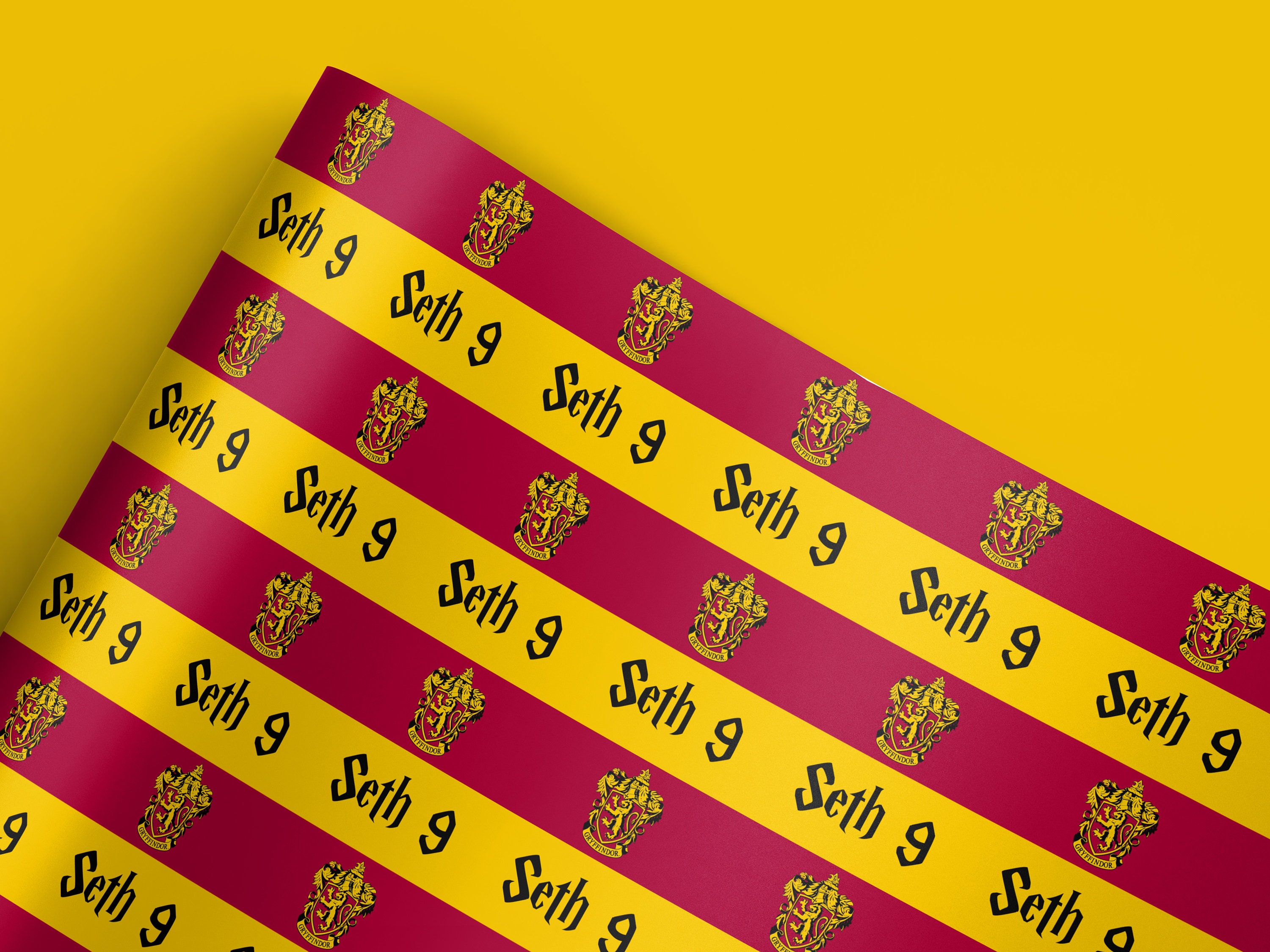 Personalised Harry Potter Wrapping Paper Harry Potter Wrap | Etsy