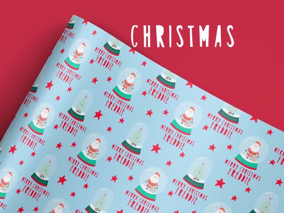 boys christmas wrapping paper