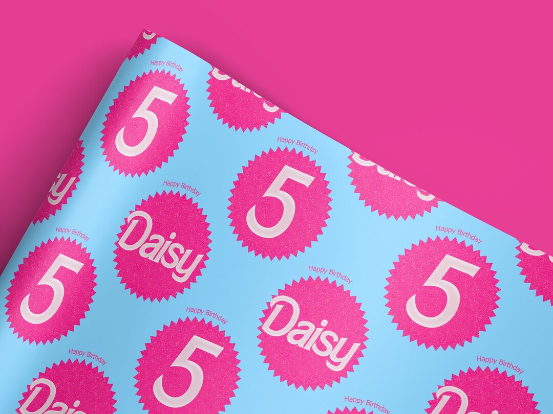Barbie Wrapping Paper Barbie Gift Wrap Barbie Birthday - Etsy UK