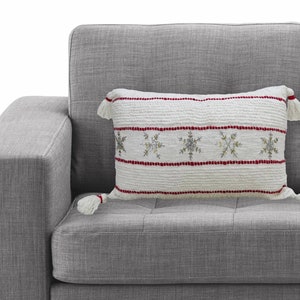 14&quot; x 24&quot; Christmas Throw Pillow Cover for couch-Snowflake