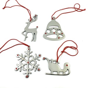 Christmas Ornaments Set of 4