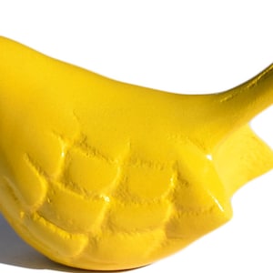 Bird Figurine of Health and Hapniess for Home Decorations (Yellow)