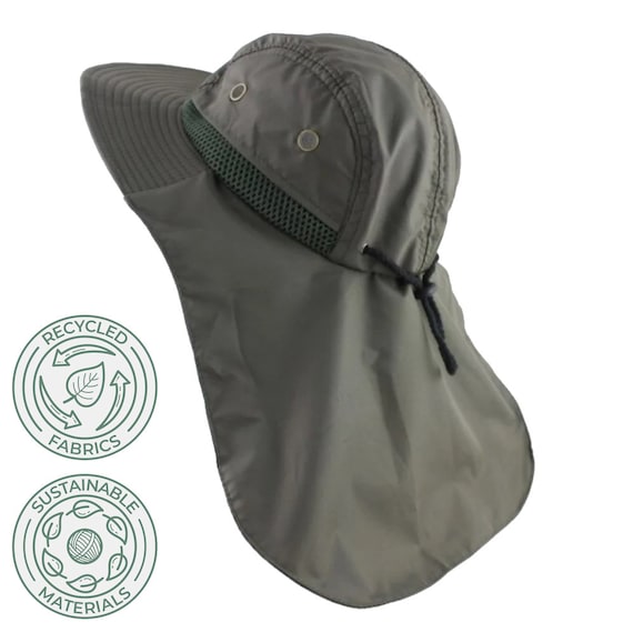 Luxury Gardening Hat, Unisex Adjustable Safari Hat, Khaki