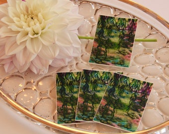 Water Lilies Vinyl Sticker