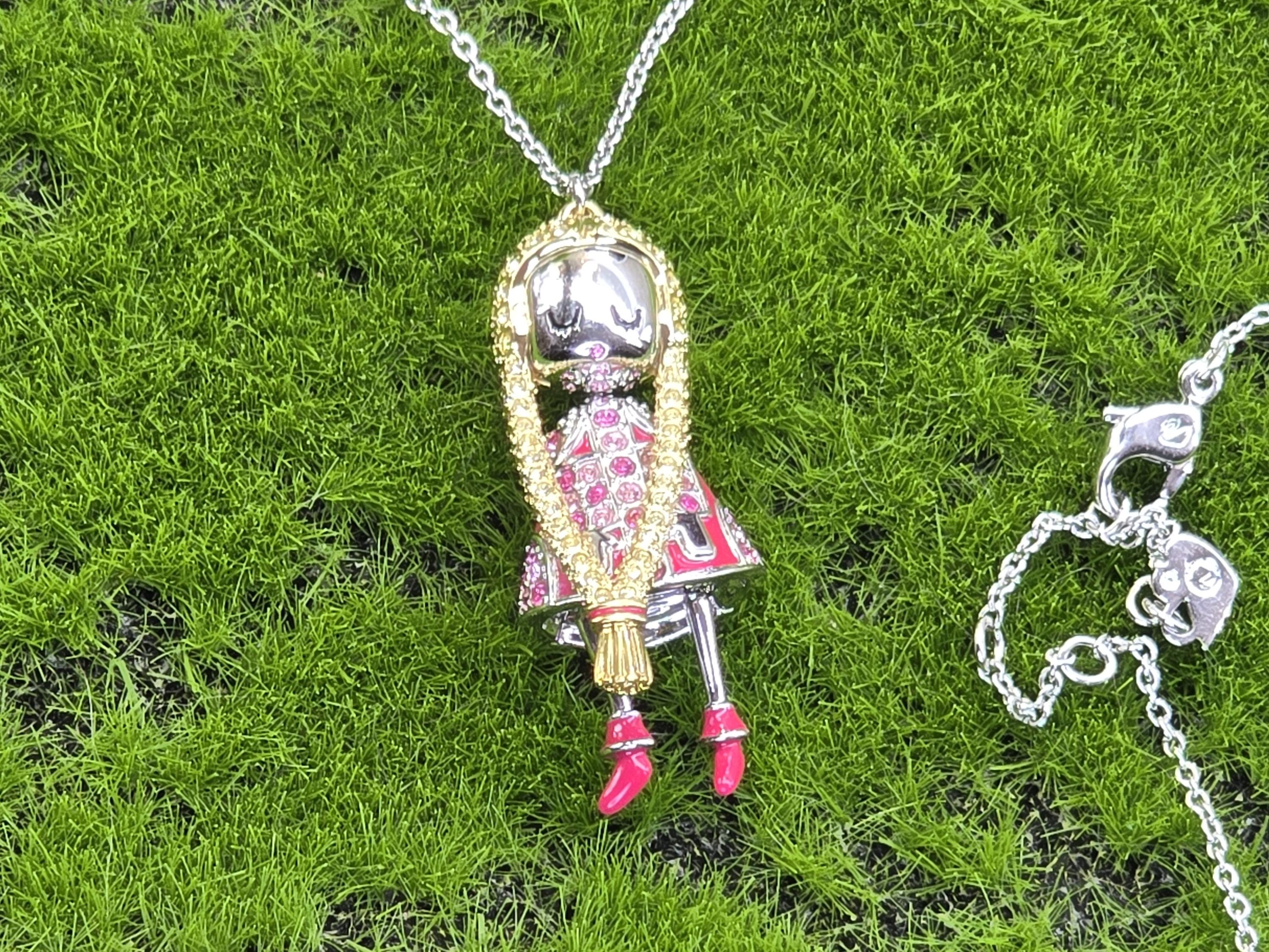 Buy Swarovski Crystal Polly Doll Pendant Necklace, Retired 