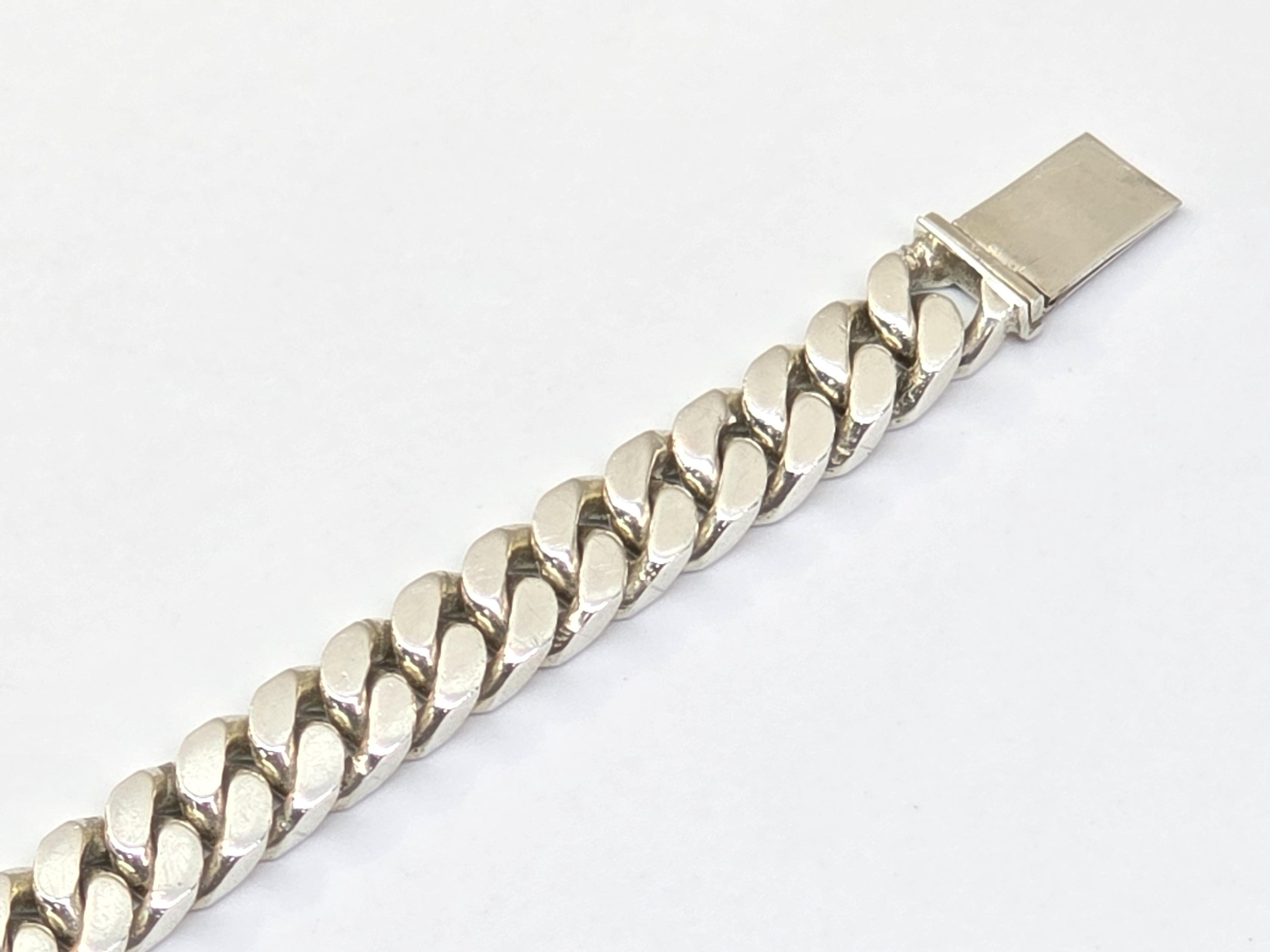 アクセサリー Vintage silver925 chain bracelet Nice Vintage Sterling Silver 925 Chain Bracelet Men Jewelry
