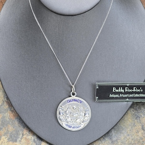 Antique Golf Medal, 1905 Quincy Country Club Championship Medal, Silver Medal, 1905 Championship Won By Howard A Tune