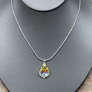 Vintage Kirks Folly Crystal Necklace, Kirks Folly Forever Crystal Pendant Necklace, Kirks Folly Jewelry, 18&quot; Crystal Necklace