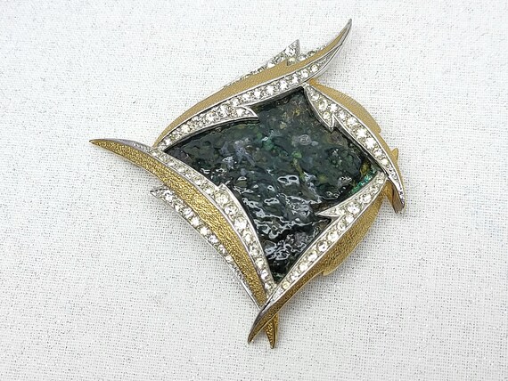 Very Rare Marcel Boucher Brooch and Clip Earring … - image 3