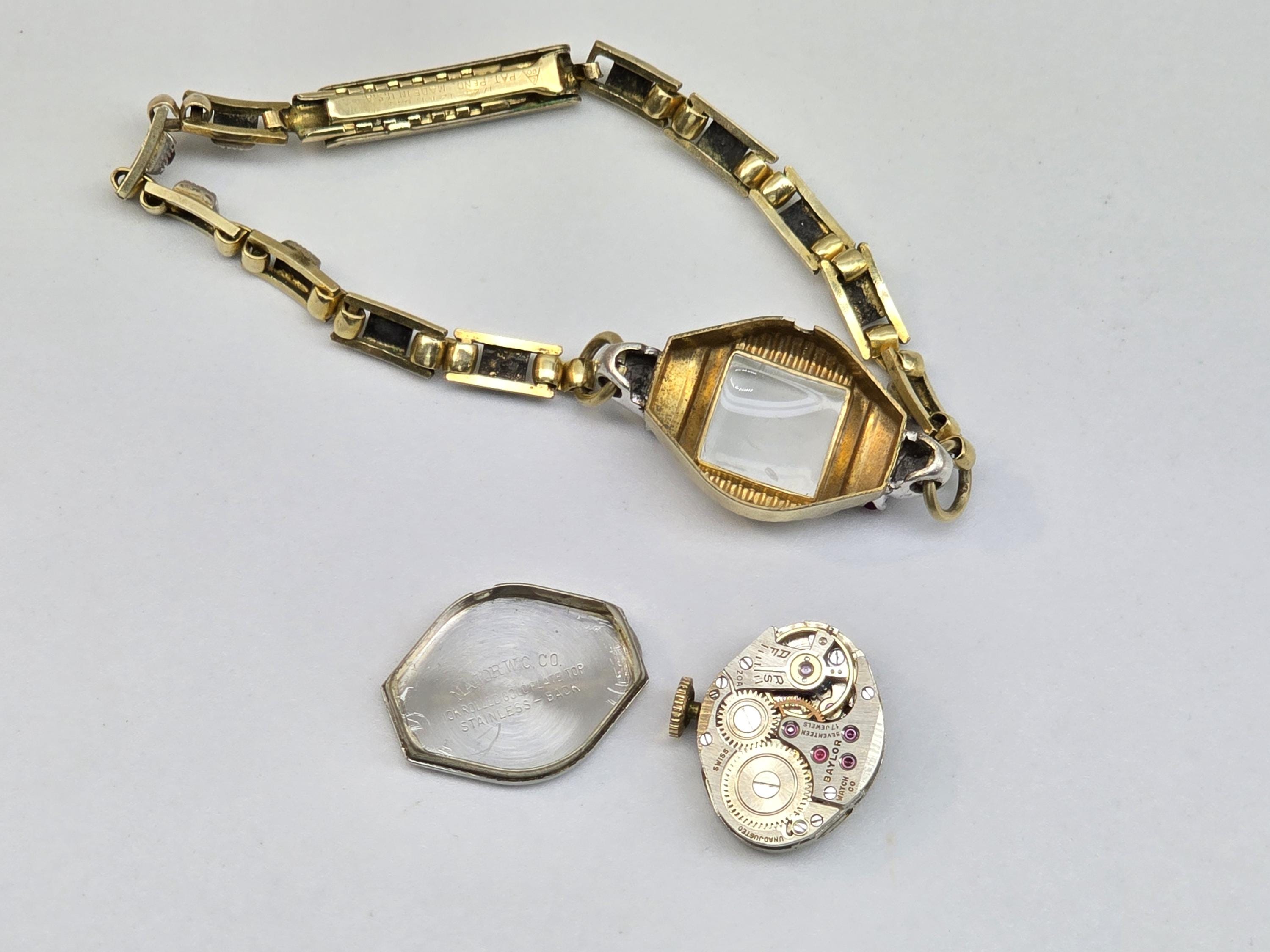 Vintage Baylor Ladies Watch 17 Jewels Swiss 10K R.G.P Bezel Vintage Baylor Ladies Watch 17 Jewels Swiss | Mercari main image 2
