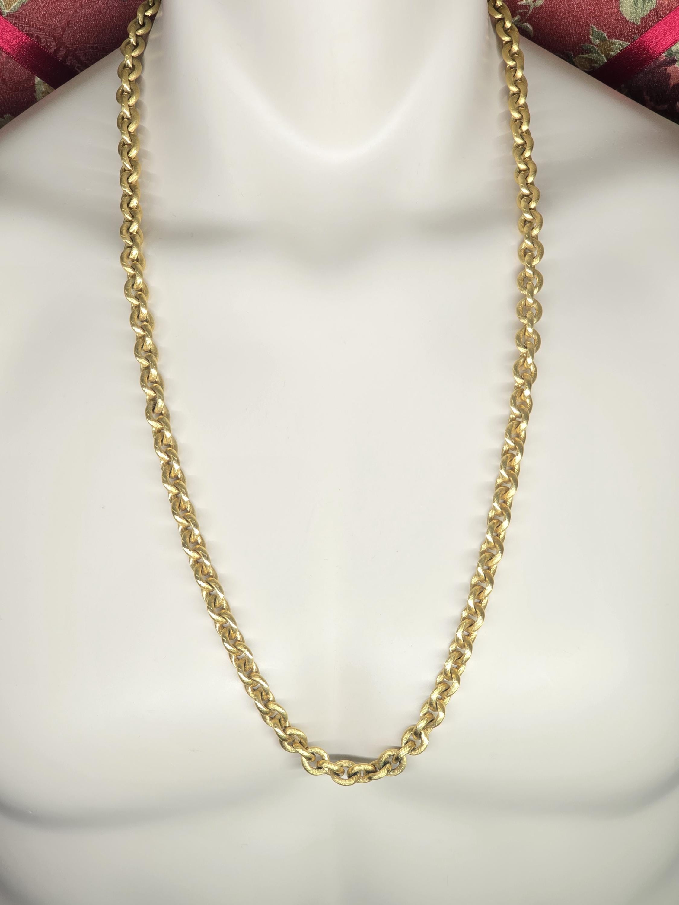 Collier Créateur Monet Vintage - Occasion Doré - Bijou Rétro élégant