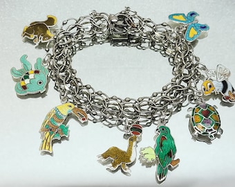 Jewelry Mexico Sterling Silver Bracelet Green Onyx Carved Mayan