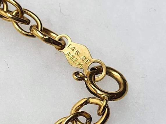 Antique Three Graces Cameo Pendant Necklace Gold … - image 10