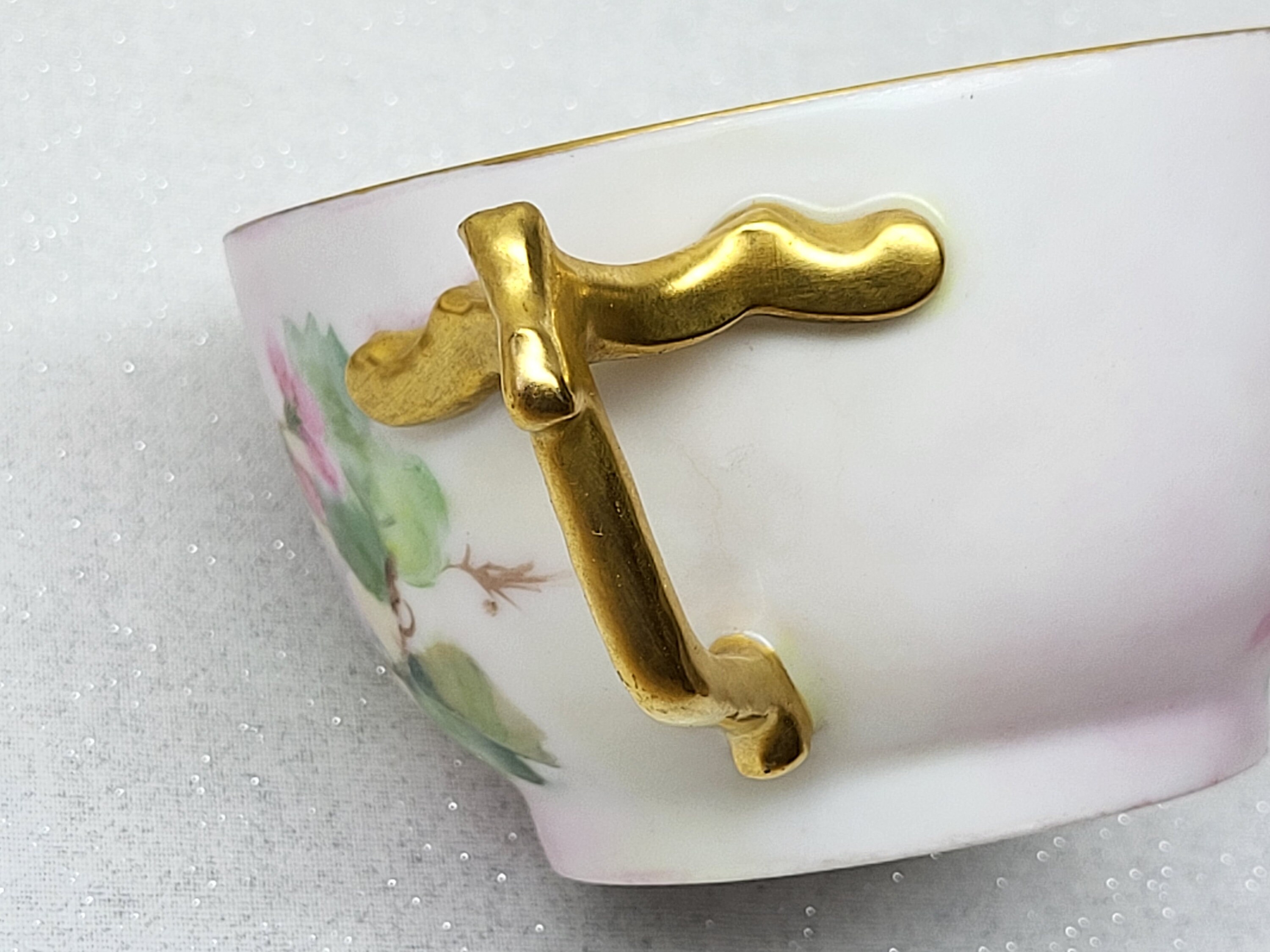Antique T&V Limoges Tea Cup, Tressemann and Vogt Double
