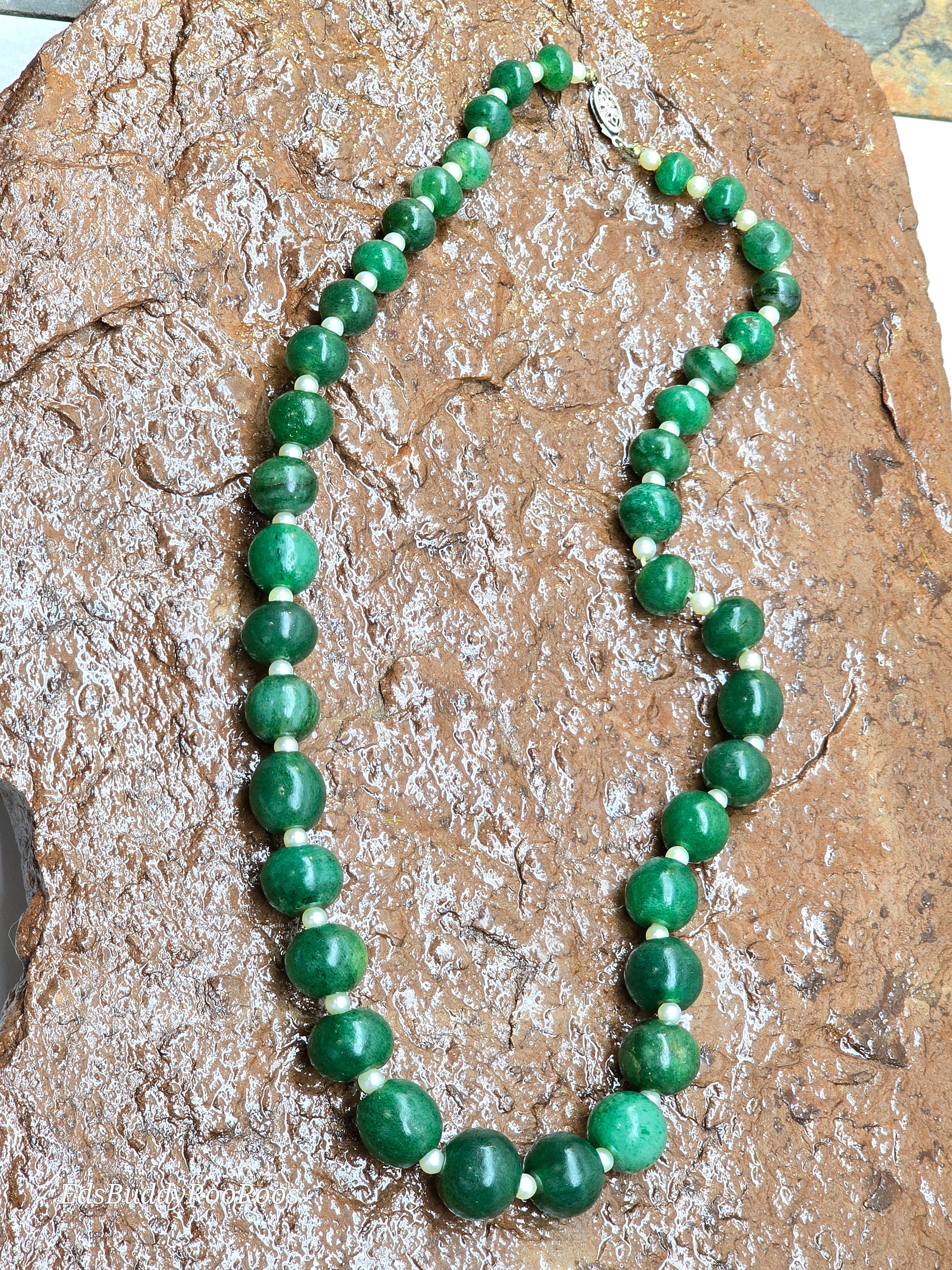 Collana di Agata Gialla con Sfere Sfaccettate - Fiori di Lillà