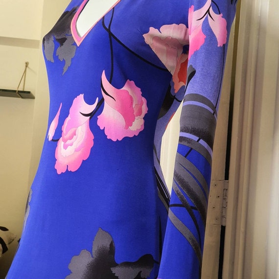 Leonard Paris Mansour Silk jersey dress