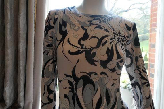 Pucci print shift dress cotton Jersey 10
