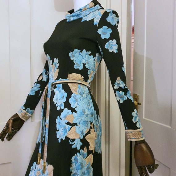 Leonard Paris vintage silk jersey dress