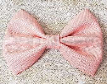 Peach hair bow | Peach bow | Solid peach hair bow | Peach baby bow | Peach hair clip | Peach bow headband | Peach toddler bow | Peach bows