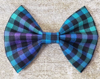 Plaid baby bow | Plaid hair bow | Plaid hair clip | Plaid bow | Baby girl plaid | Blue plaid bow | Checkered hair bow | Checkered bow | Bows