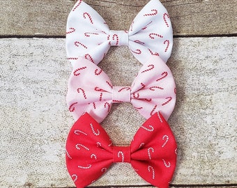 Candy Cane Hair Bow | Candy Cane Bow | Christmas Hair Bow | Christmas ...