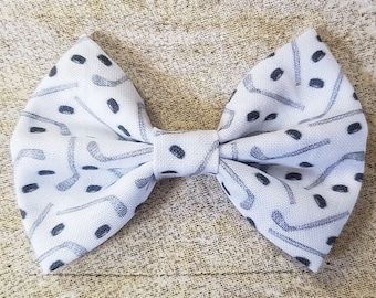 Hockey hair bow | Ice hockey hair bow | Hockey hair clip | Ice hockey bow | Ice hockey hair clip | Baby girl hockey | Hockey baby bow