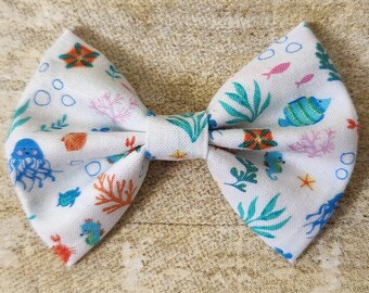 Under the sea bow | Under the sea baby | Ocean hair bow | Baby girl ocean | Ocean animals baby bow | Under the sea birthday | Ocean baby