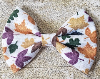 Leaf hair bow | Leaf hair clip | Fall leaves hair bow | Leaves hair bow | Fall hair clip | Fall hair bow | Fall headband | Baby girl fall