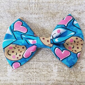 Milk and cookies bow | Milk and cookie hair bow | Cookie hair bow | Cookie hair clip | Cookies hair bow | Milk and cookies clip | Cookies